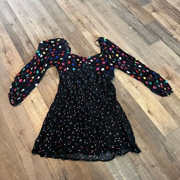 Dresses & Skirts - RIXO for Target Multicolor Polka Dot
Long Sleeve Short Dress Retro
Mixed Print s